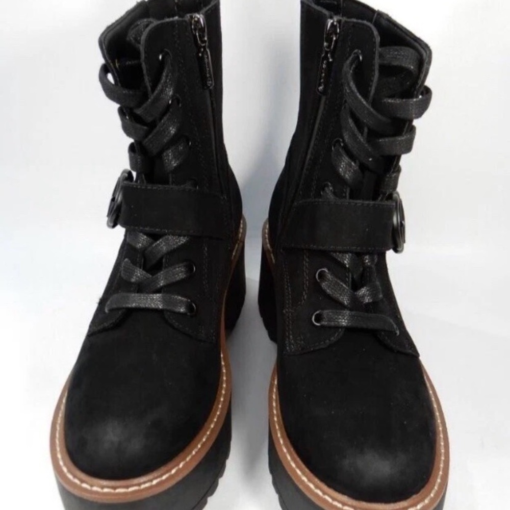 Blondo Grayce waterproof platform bootie boots leather size 7